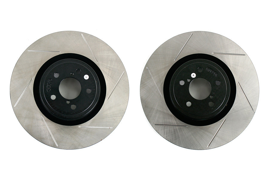 Stoptech Slotted Front Rotor Pair - 2004 Subaru STI