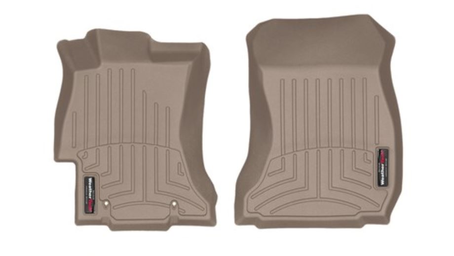 Weathertech Front FloorLiners Tan - 2012-2016 Subaru Impreza