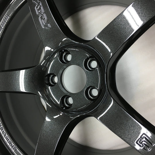 Rays Gram Lights 57CR Subispeed Exclusive Glass Black 18x9.5 +38mm 5x114.3 (Single Wheel) - 2015-2024 Subaru WRX / 2015-2021 STI / 2019-2024 Forester