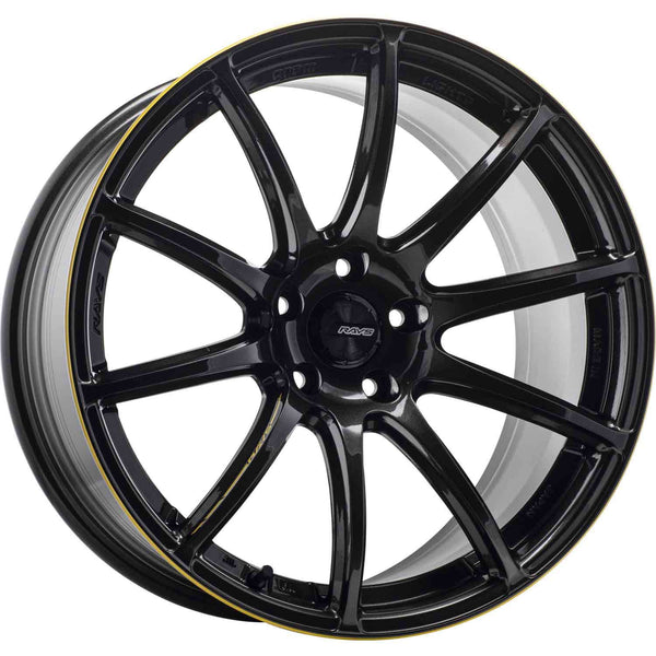 Rays Gram Lights 57Transcend Unlimit Super Dark Gunmetal/Machine Coat 18x9.5 +38mm 5x100 (Single Wheel) - 2013-2024 Subaru BRZ / Scion FR-S / Toyota GR86 / 2014-2018 Subaru Forester