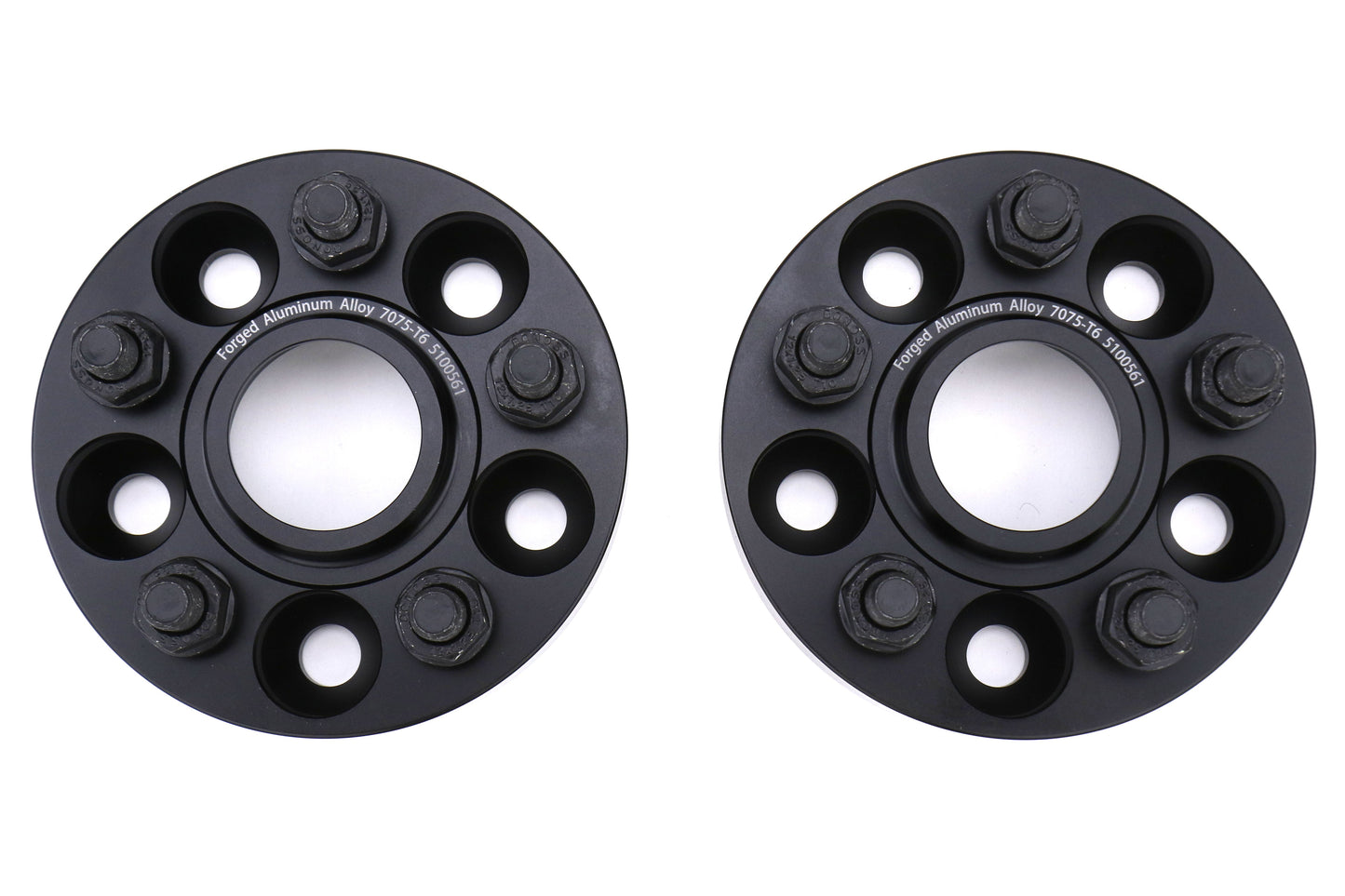 Torque Solution Forged Aluminum Wheel Spacers 5x100 25mm Pair - Subaru 2002-2014 WRX / 2003-2006 Baja / 1998-2019 Forester / 1993-2016 Impreza / 1990-2020 Legacy / 2000-2014 Outback / 2013-2021 Scion FR-S / Subaru BRZ / Toyota 86