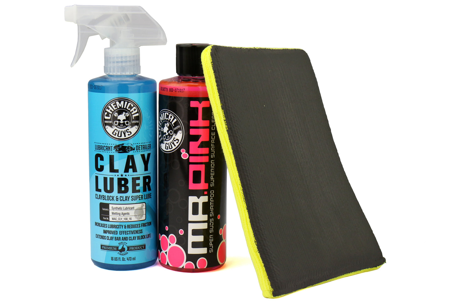 Chemical Guys Surface Cleansing Mitt Medium Grade Clay System Kit - Universal