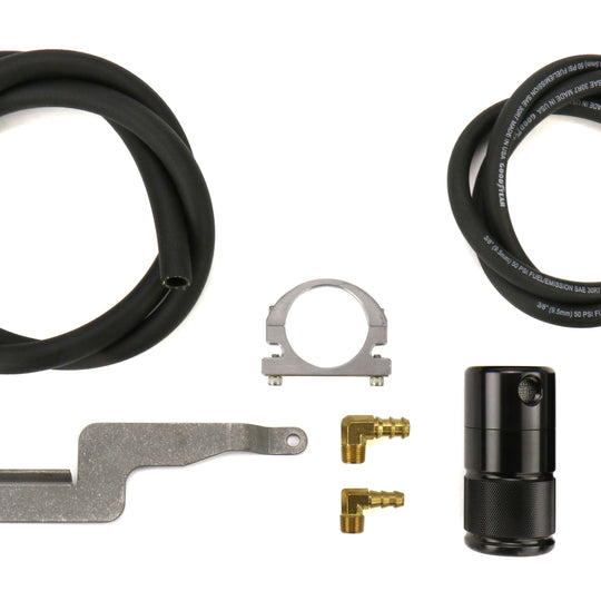 Moroso Air-Oil Separator Kit Small Body Black - 2015-2021 Subaru WRX