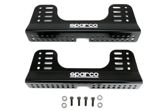 Sparco Seat Side Mount Set Steel Black Competition - Universal