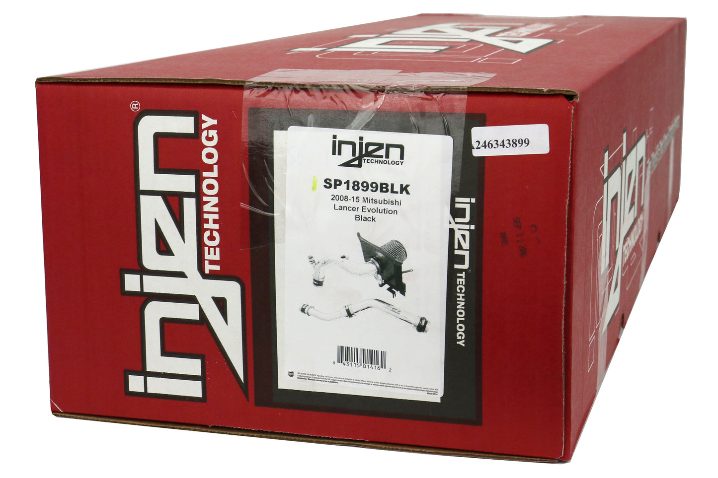 Injen Short Ram Intake System Black - 2008-2015 Mitsubishi Evo X
