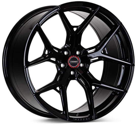 Vossen HF-5 20x9.5" 5x120 ET20 Deep Face Wheel 72.56 hub bore in Gloss Black