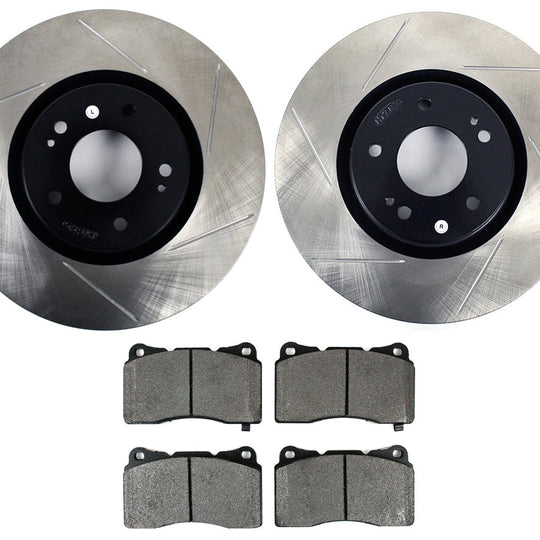 Stoptech Street Axle Pack Slotted Front - 2003-2006 Mitsubishi Evo 8/9