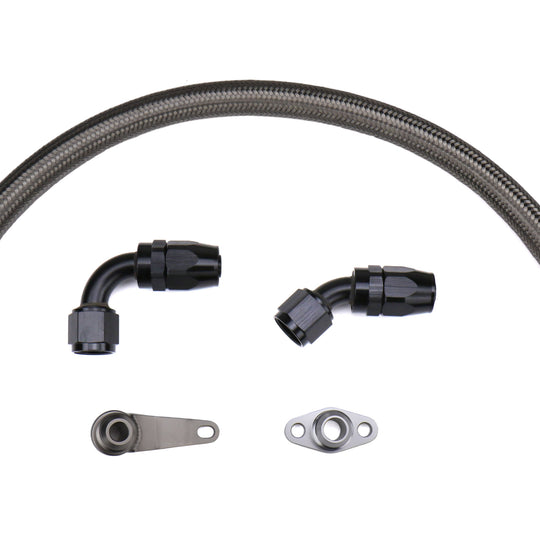 Torque Solution -10AN Turbo Oil Return Line Kit - Subaru 2002-2014 WRX / 2004-2021 STI / 2004-2006 Baja / 2004-2014 Forester / 2005-2009 Legacy / Outback / 2005-2006 Saab 9-2X