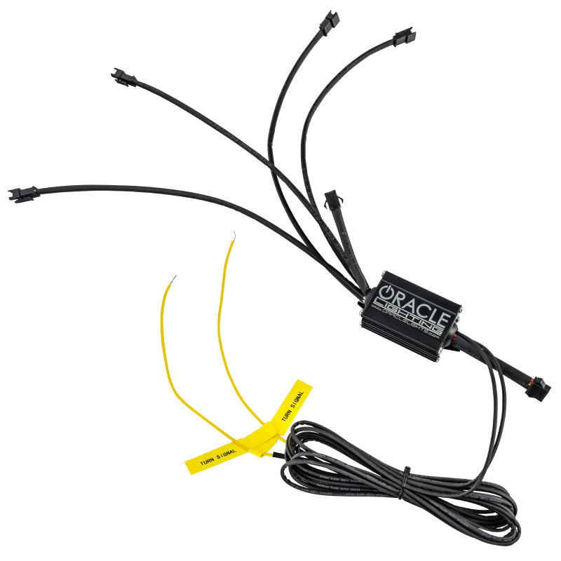 Oracle 15-17 Ford Mustang V6/GT/Shelby Dynamic DRL w/ Halo Kit - ColorSHIFT - Dynamic SEE WARRANTY