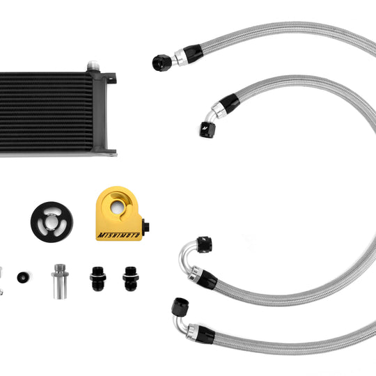 Mishimoto Thermostatic Oil Cooler Kit Black - 2008-2014 Subaru WRX