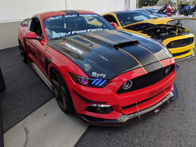 Oracle 15-17 Ford Mustang V6/GT/Shelby Dynamic DRL w/ Halo Kit - ColorSHIFT - Dynamic SEE WARRANTY