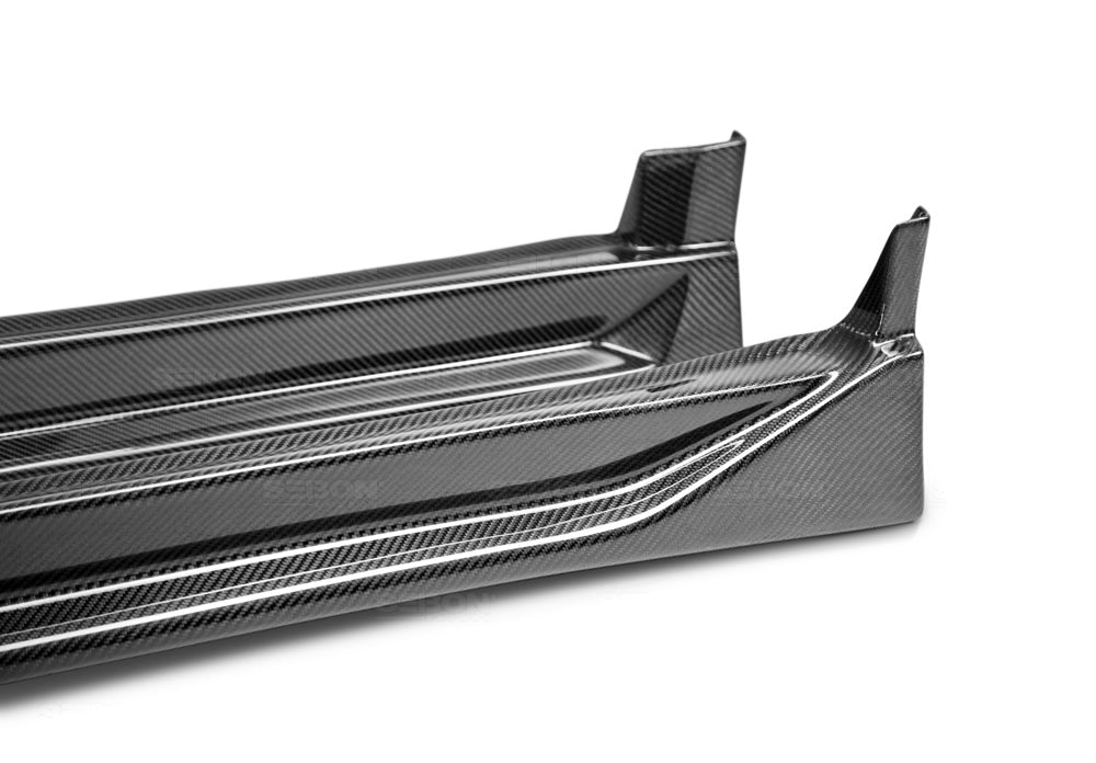 Seibon Carbon Fiber CW Style Side Skirts - 2006-2007 Subaru WRX / STI