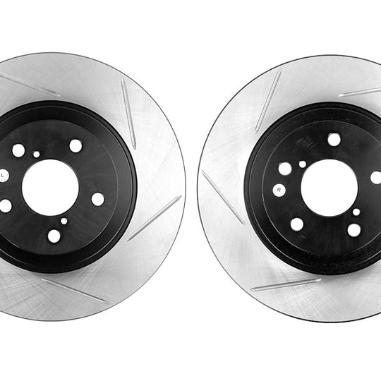 Stoptech Slotted Front Rotor Pair - Subaru Models (inc. 2009-2014 WRX)