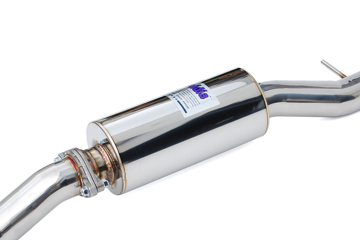 Invidia Gemini Cat Back Exhaust w/ Titanium Burnt Tips - 2017-2019 Honda Civic SI Coupe