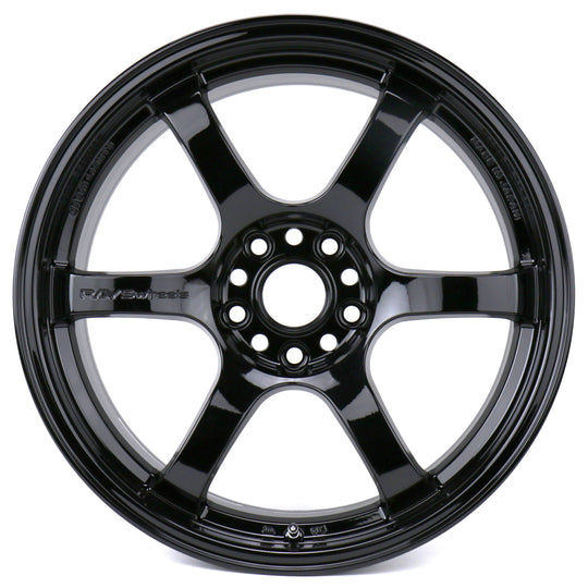 Rays Gram Lights 57DR Glossy Black 18X9.5 +38mm 5x114.3 (Single Wheel) - 2015-2024 Subaru WRX / 2015-2021 STI / 2019-2024 Forester