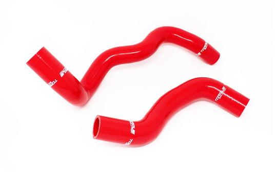 Torque Solution Silicone Radiator Hose Kit Red - 2016-2018 Ford Focus RS