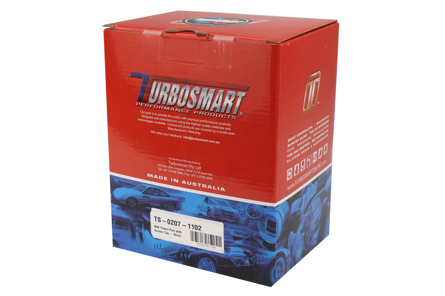 Turbosmart Power Port BOV w/ Sensor Cap Black