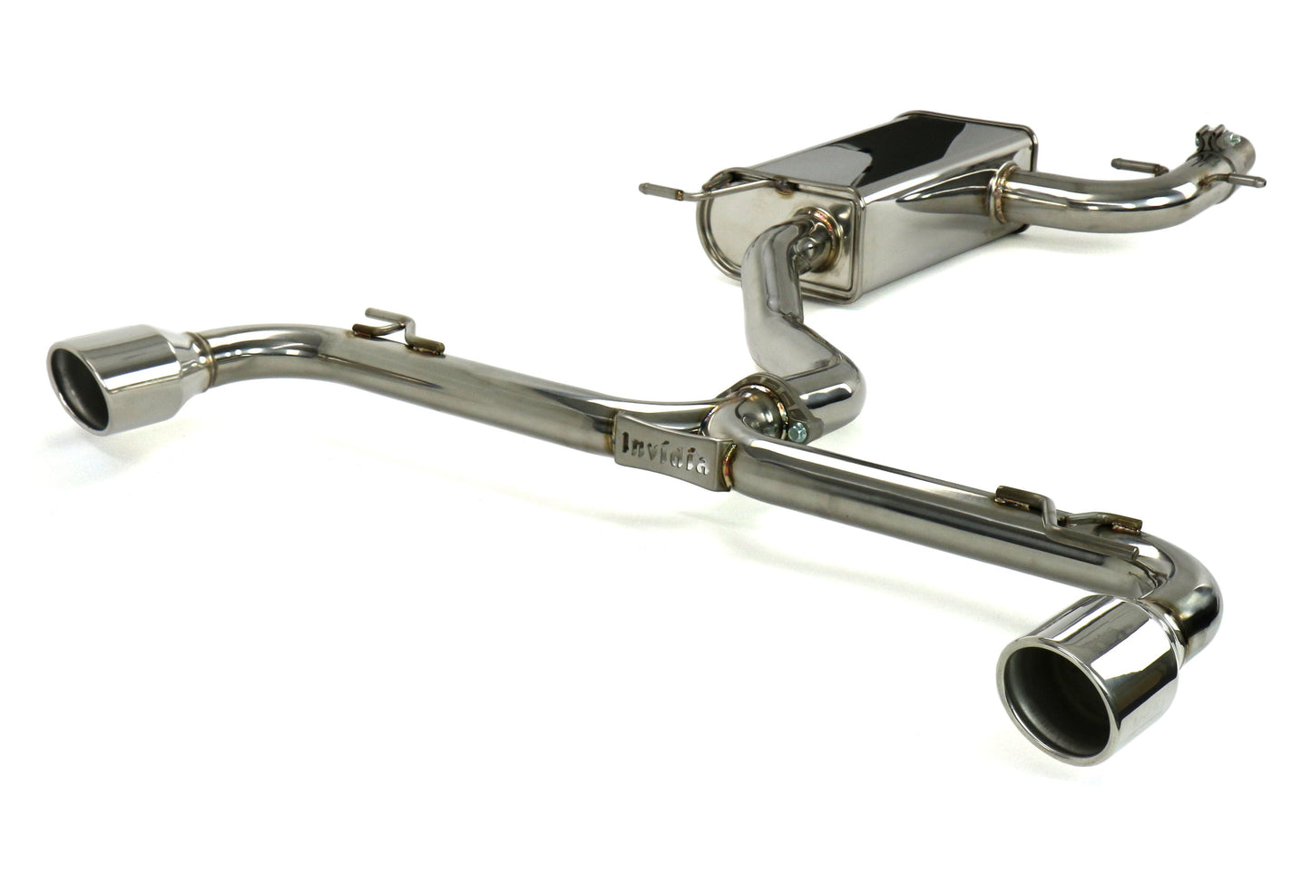 Invidia Q300 Cat Back Exhaust System - Stainless Steel Tips - 2010-2014 Volkswagen GTI (Mk6)