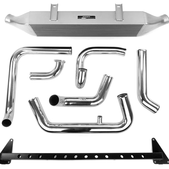 Mishimoto Front Mount Intercooler Silver - 2008-2014 Subaru WRX