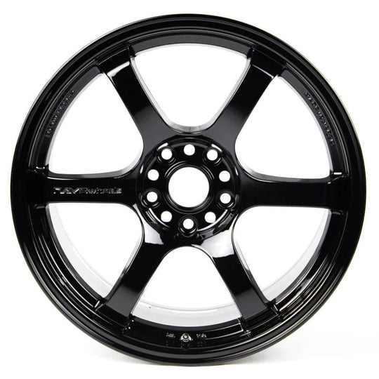 Rays Gram Lights 57DR Glass Black 18x9.5 +38mm 5x114.3 (Single Wheel) - 2015-2024 Subaru WRX / 2015-2021 STI / 2019-2024 Forester