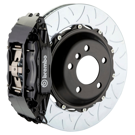 Brembo GT Systems 4 Piston Front Black Big Brake Kit Type 3 Slotted Rotors - 2005-2021 Subaru STI