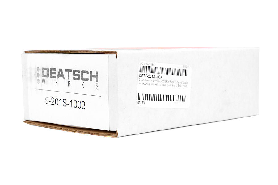 DeatschWerks DW200 Series Fuel Pump w/ Install Kit - 2010-2012 Hyundai Genesis Coupe