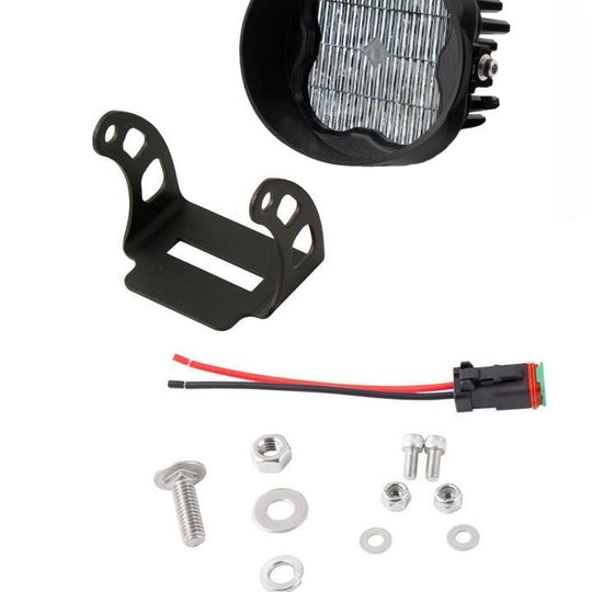 Diode Dynamics SS3 Pod Max Angled Passenger Side Fog Light (White) - Universal