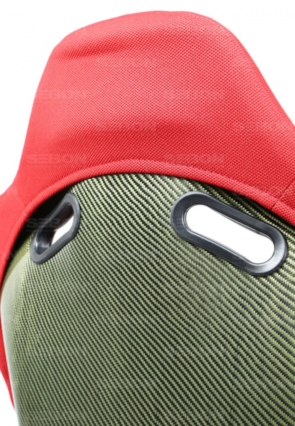 Seibon Carbon Kevlar Racing Seat Red - Universal