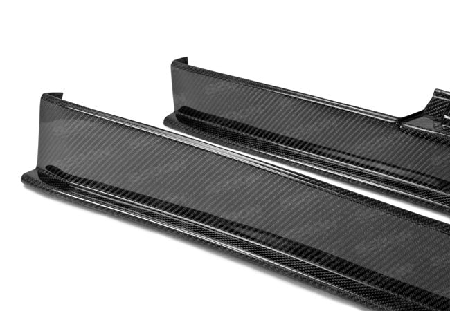 Seibon Carbon Fiber SS Style Side Skirts - 2011-2013 Nissan GT-R