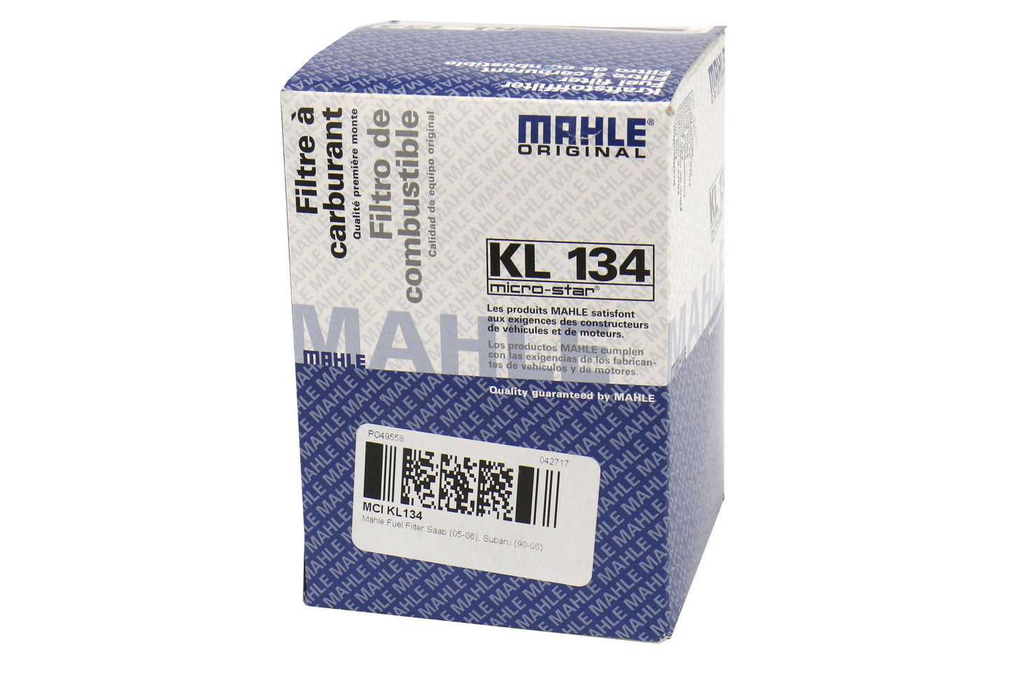 Mahle Fuel Filter - 1993-2004 Subaru Impreza / 1994-2004 Legacy