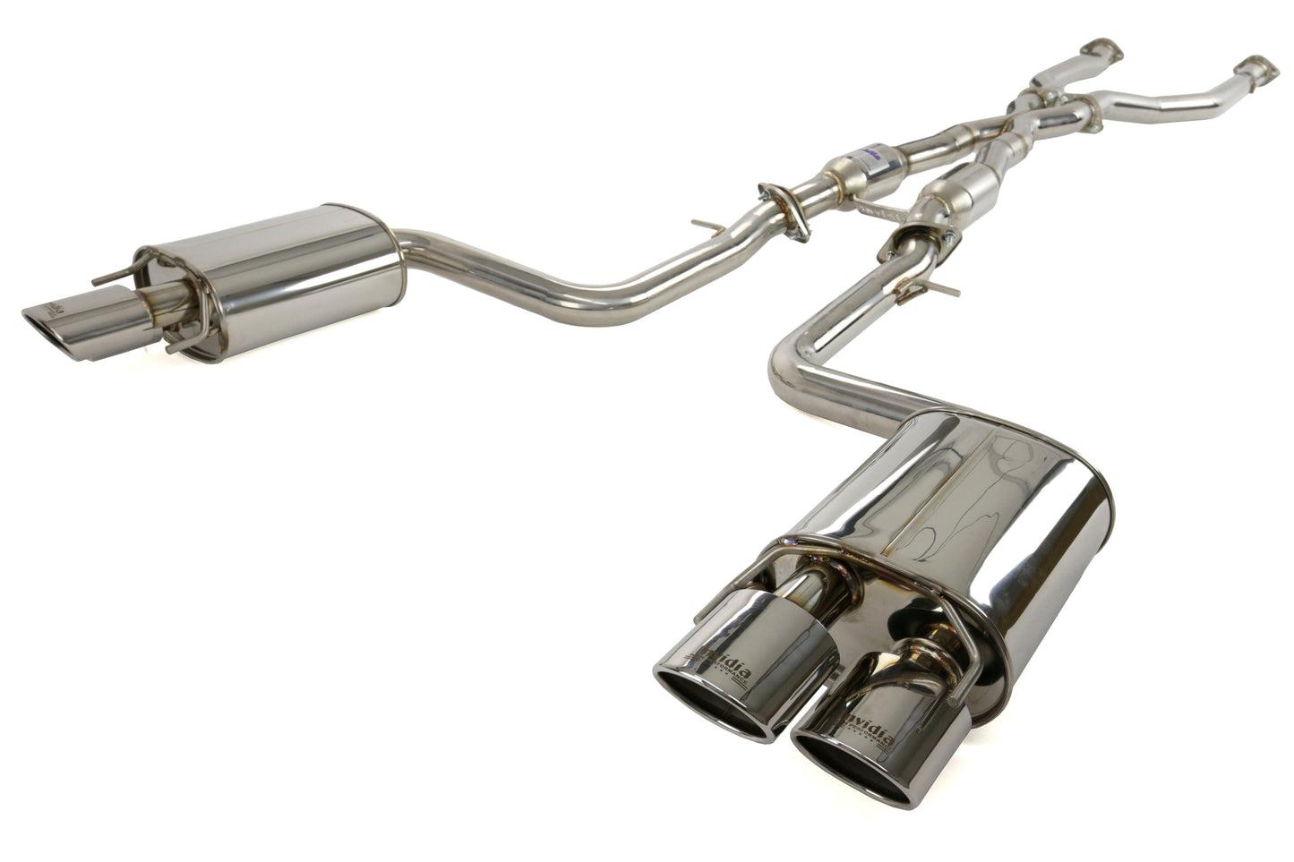 Invidia Q300 Cat-Back w/Mid-Pipe - 2015-2016 Lexus RC F
