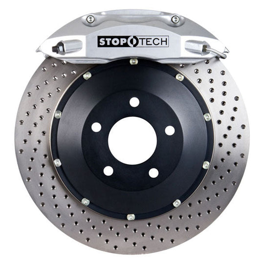 Stoptech ST-40 Big Brake Kit Front 355mm Silver Drilled Rotors - Subaru Models (inc. 2002-2007 WRX)