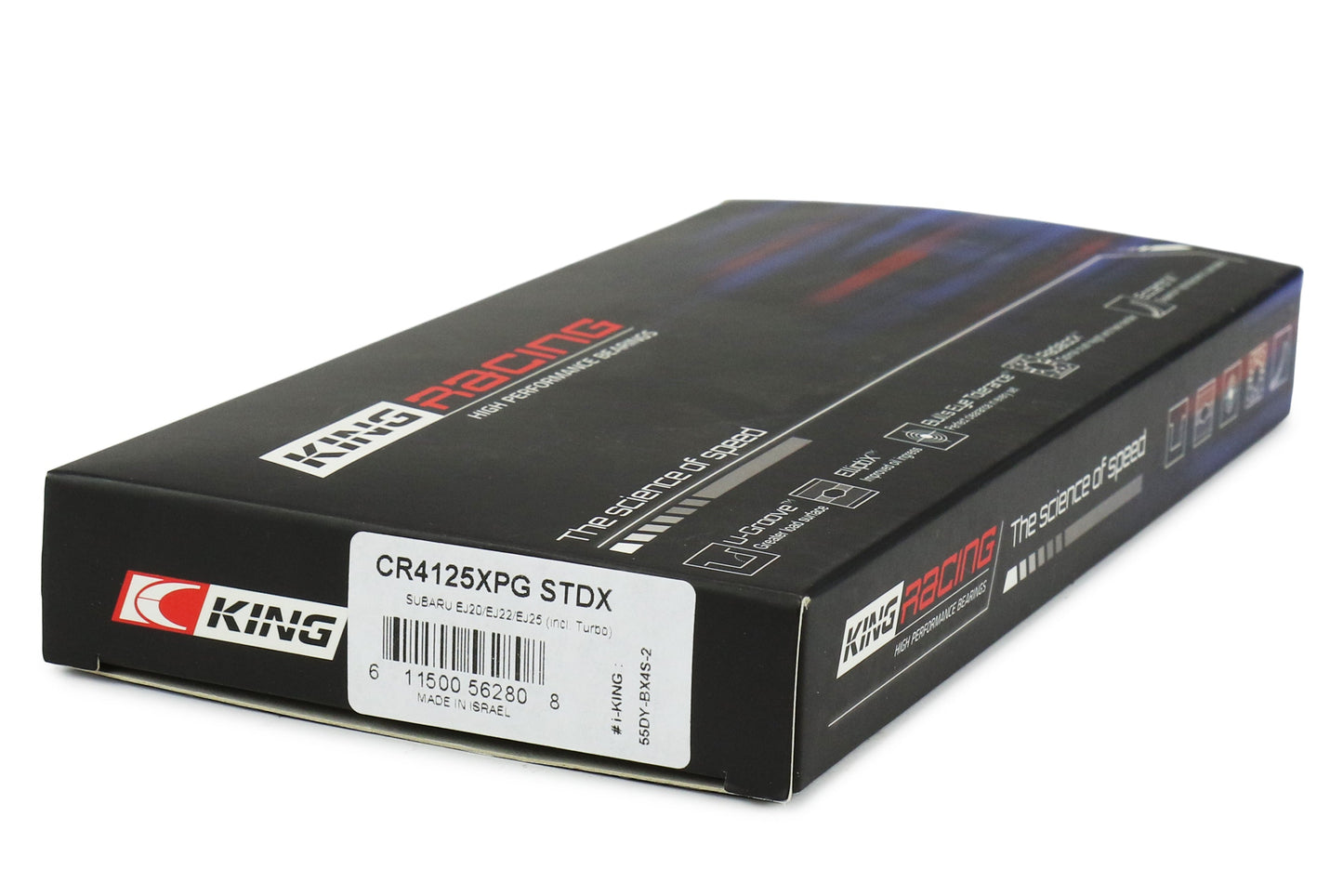 King Engine Bearings Oversized Connecting Rod Bearings +.001in - Subaru EJ Models (inc. 2002-2014 WRX / 2004-2021 STI)