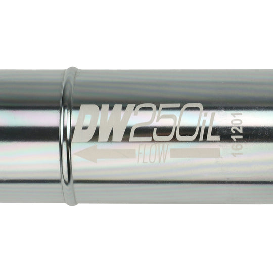 DeatschWerks DW250iL In-Line Fuel Pump - Universal