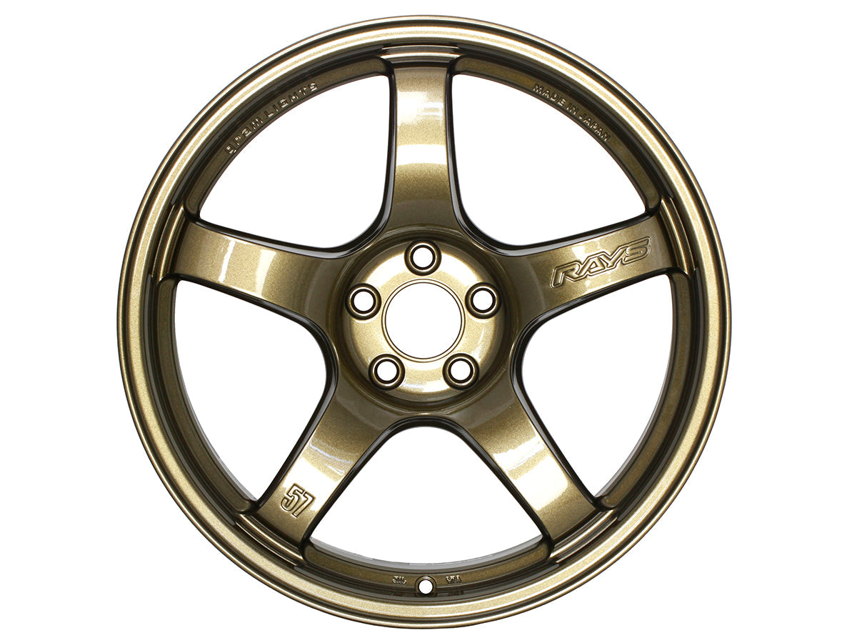 Rays Gram Lights 57CR Bronze 18x9.5 +38mm 5x114.3 (Single Wheel) - 2015-2024 Subaru WRX / 2015-2021 STI / 2019-2024 Forester