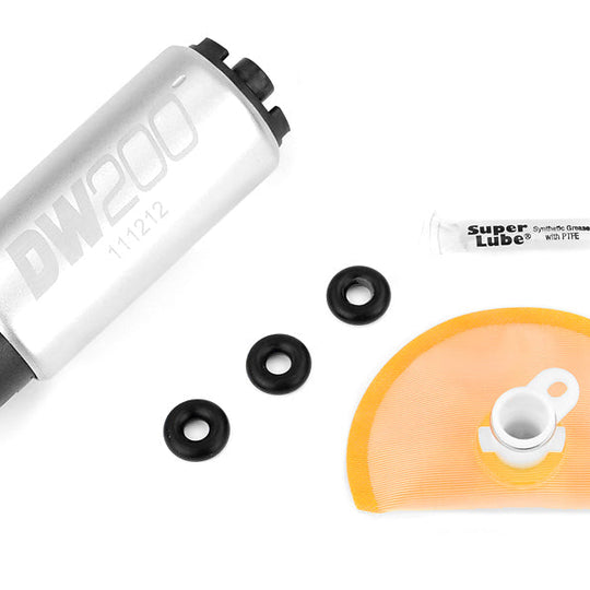 DeatschWerks DW200 Series Fuel Pump w/ Install Kit - 2010-2012 Subaru Legacy GT / 2003-2008 Nissan 350Z / G35