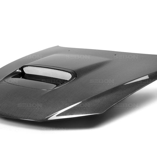 Seibon Carbon Fiber OE Style Hood - 2008-2014 Subaru WRX / STI