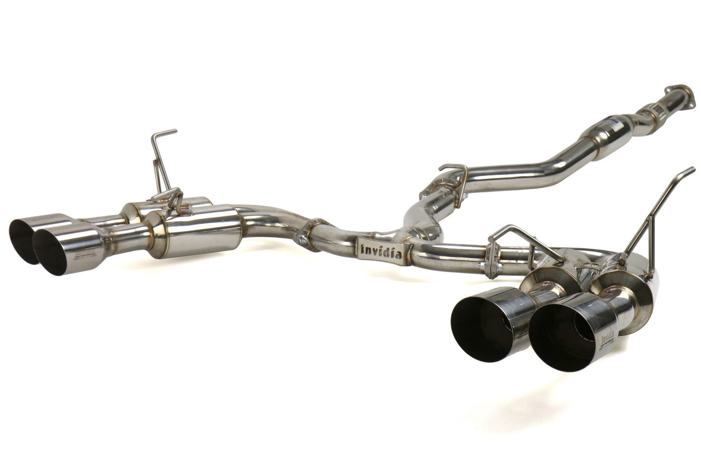 Invidia Gemini R400 Stainless Steel Quad Tip Cat-back Exhaust - 2022-2024 Subaru WRX