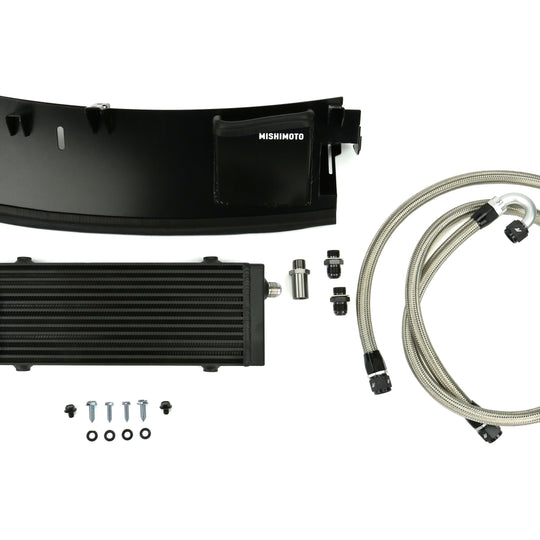 Mishimoto Thermostatic Oil Cooler Kit Black - 2016-2017 Ford Focus RS