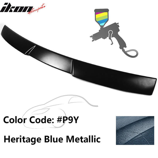 2015-2021 Subaru WRX V Style Heritage Blue Metallic Roof Spoiler ABS