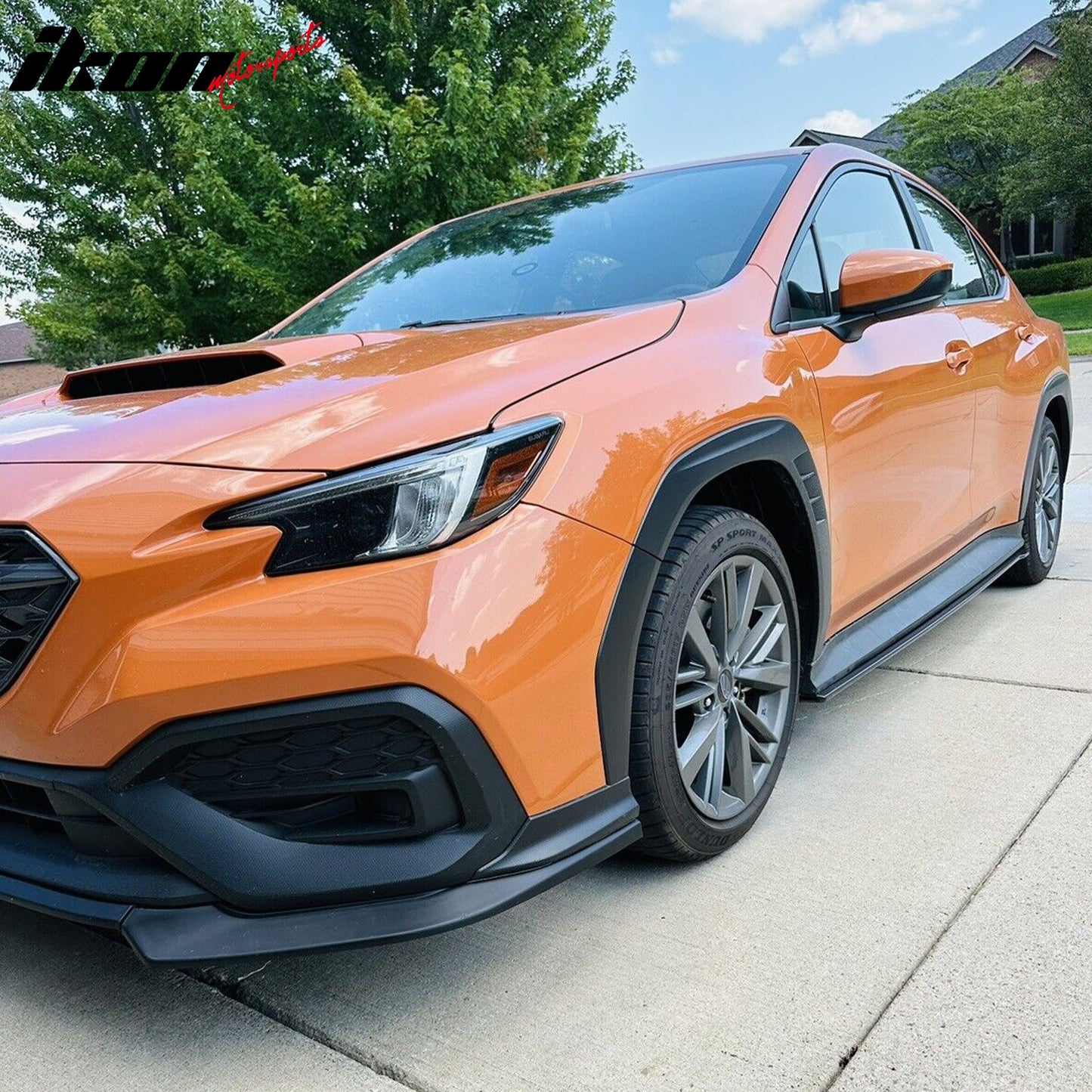 2022-2025 Subaru WRX Unpainted Side Skirts Extension Rocker Panel Pair