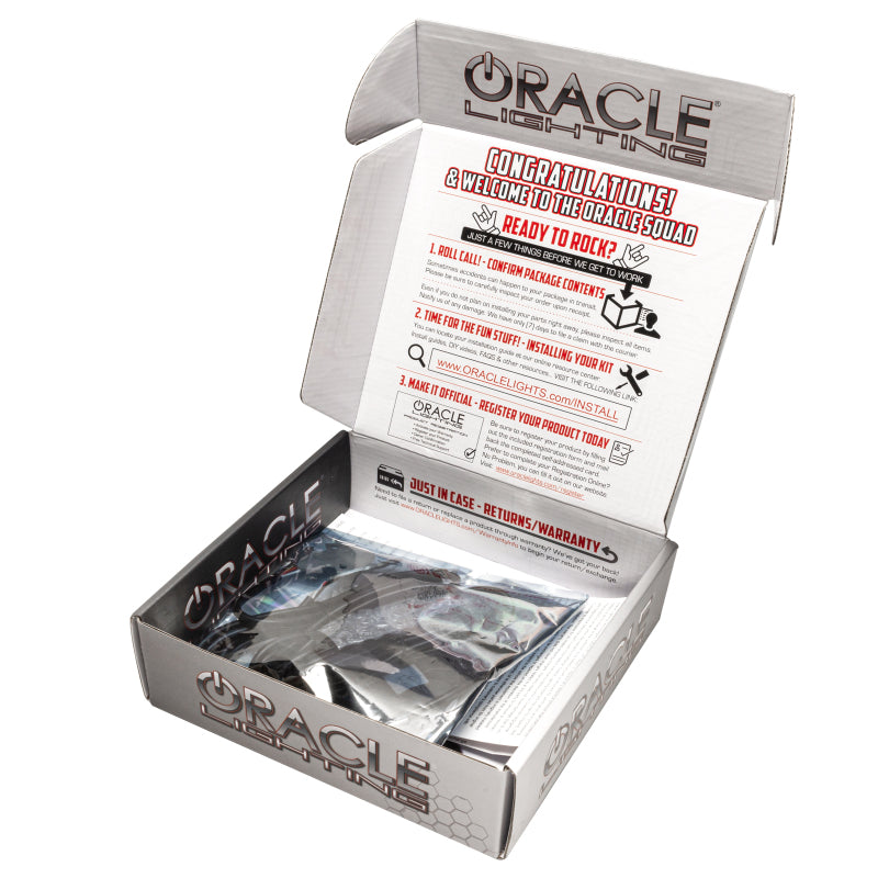 Oracle 15-17 Ford Mustang V6/GT/Shelby Dynamic DRL w/ Halo Kit - ColorSHIFT - Dynamic SEE WARRANTY