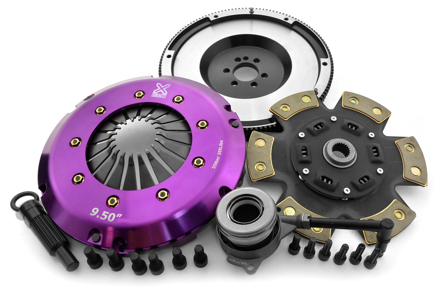 05-09 GTI / 12-13 Golf / 06-12 Audi A3 / 06 TT XClutch Ceramic Race Disc Stage 2 Clutch Kit