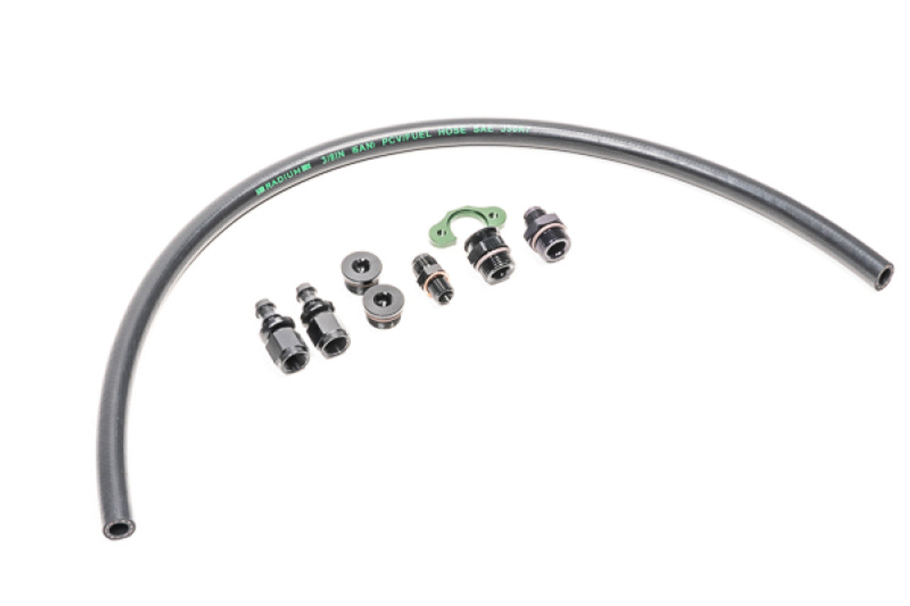 Radium Fuel Rail Plumbing Kit Early - Mitsubishi EVO 1-3 4G63