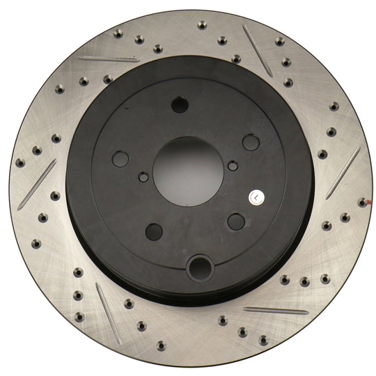 Stoptech Drilled and Slotted Rotor Single Front Right - 2015-2026 Subaru WRX