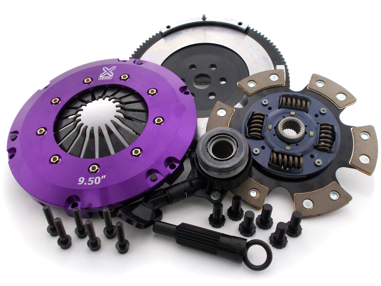 XClutch Stage 2R Extra Heavy Duty Sprung Ceramic Disc Kit - 2013-2018 Ford Focus ST