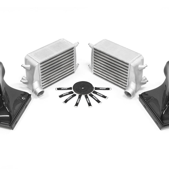 AMS Alpha Intercooler Kit with Carbon Fiber Shrouds - Porsche Models (inc. 2017-2018 Carrera / Targa)
