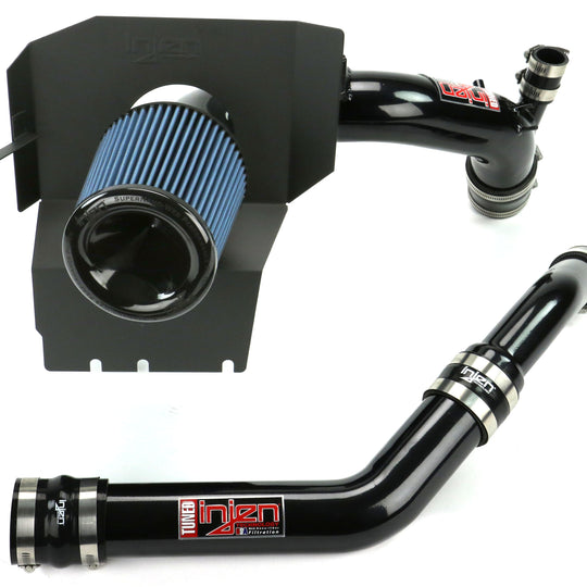 Injen Short Ram Intake System Black - 2008-2015 Mitsubishi Evo X