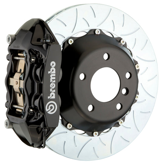 Brembo GT Systems 4 Piston Rear Big Brake Kit Black Slotted Rotors - 2015-2017 Subaru WRX/STI Models without Electronic Parking Brake / Scion FR-S 2013-2016 / Subaru BRZ