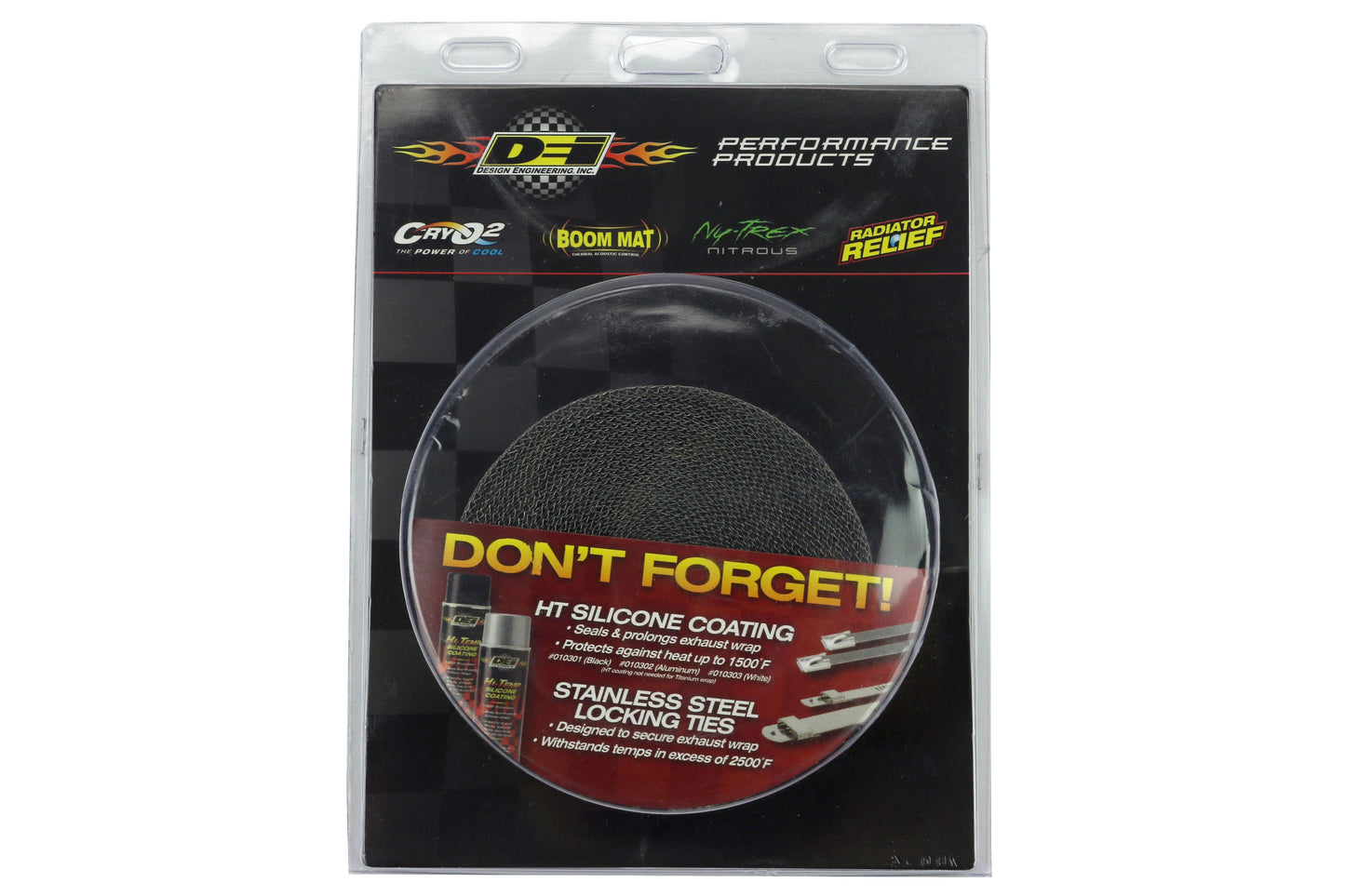 DEI Exhaust Wrap 1.5in x 20ft Black - Universal